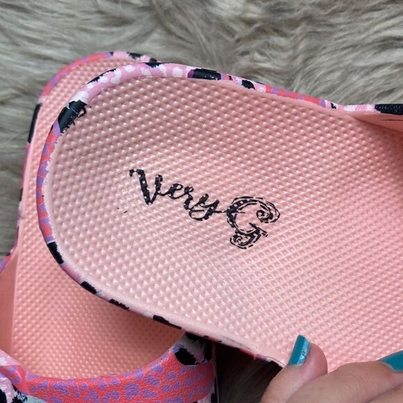 Sinful Summer Boutique Holly Slide Sandal Pink Leopard Print - Picture 7 of 9